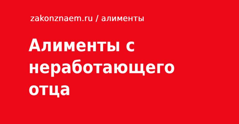 Как и сколько алиментов платит неработающий отец в 2023 году взыскание, минимальная сумма, размер на 1 и 2 детей